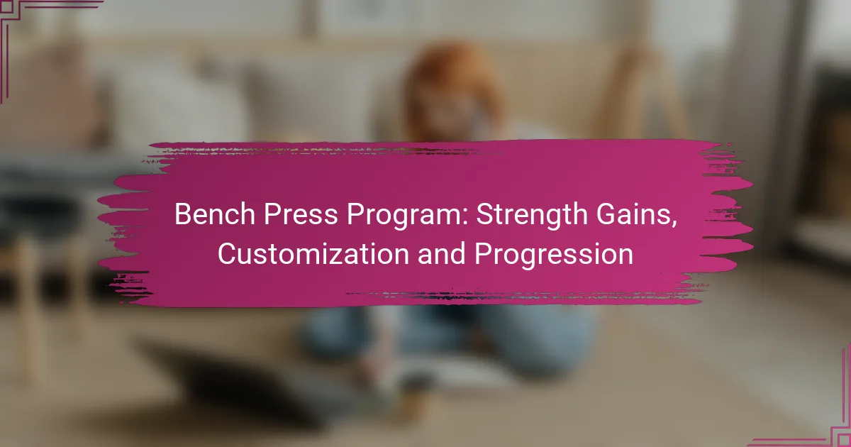 Bench Press Program: Strength Gains, Customization and Progression